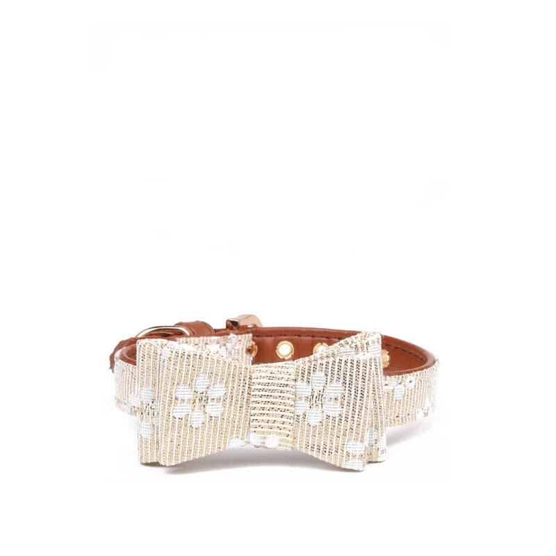 Pattern Dog Bow Collar Collar - Get It for Your Pets