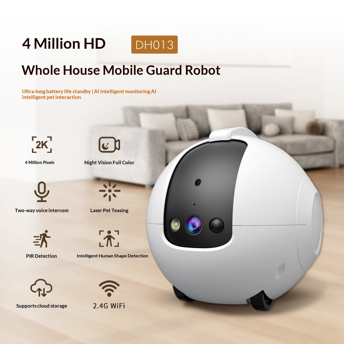 Pet AI Smart Interactive Toy And Tumbler Monitor - Get It for Your Pets
