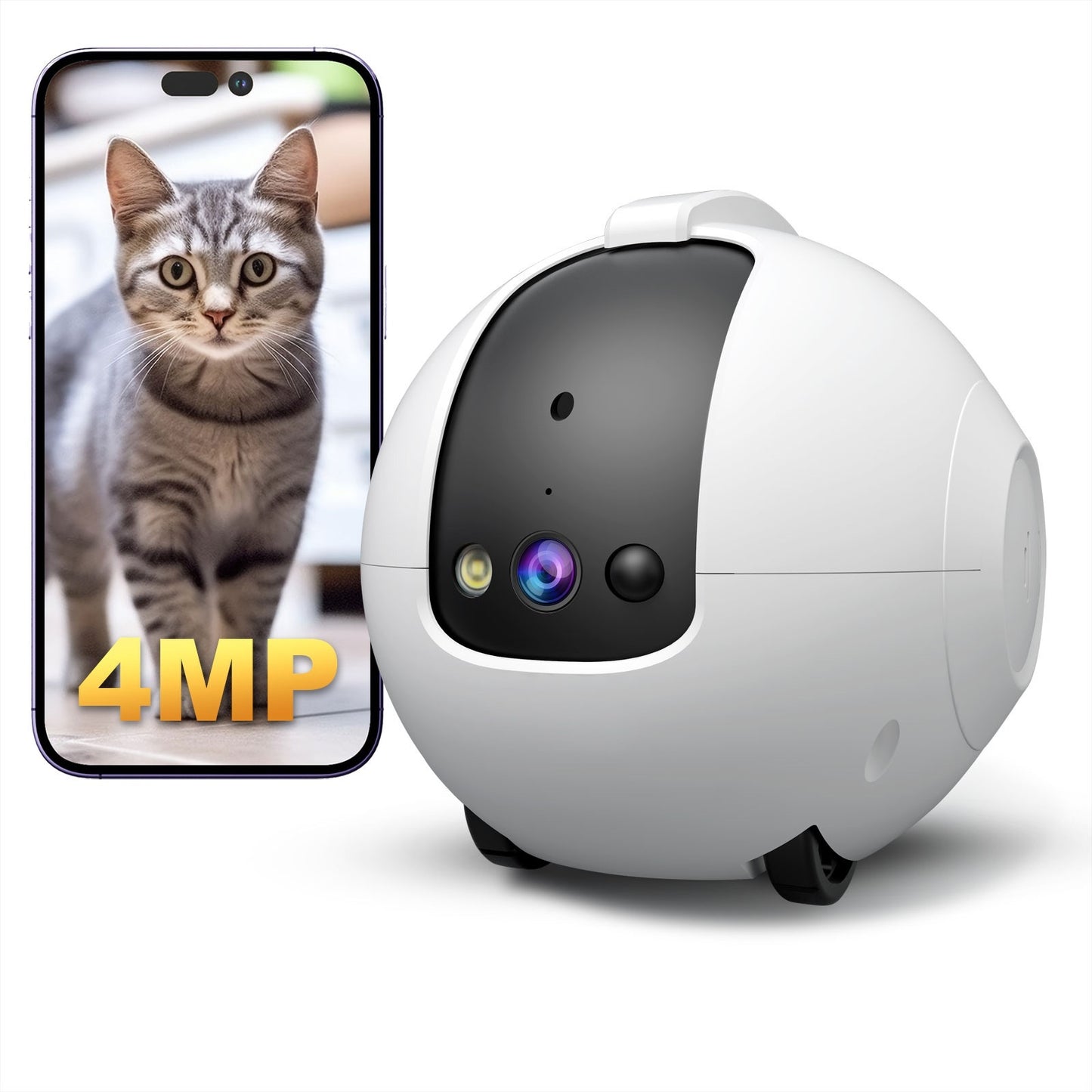 Pet AI Smart Interactive Toy And Tumbler Monitor - Get It for Your Pets