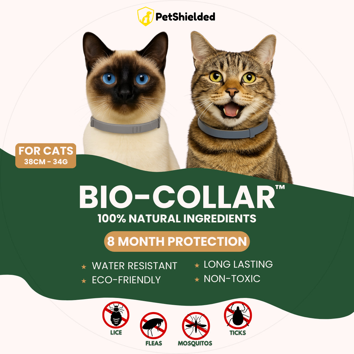 Pet Anti-mosquito Collar Cat Dog Adjustable Insect Repellent Collar Pet Supplies - Get It for Your Pets