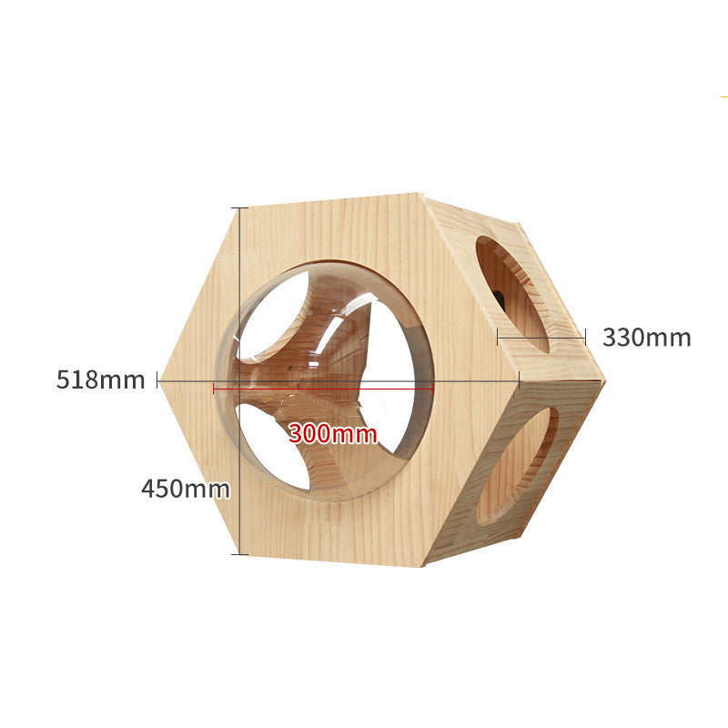 Pet Cat Climbing Frame Wall Type Solid Wood Wall Hanging Platform Ladder Pets Accessories - Get It for Your Pets
