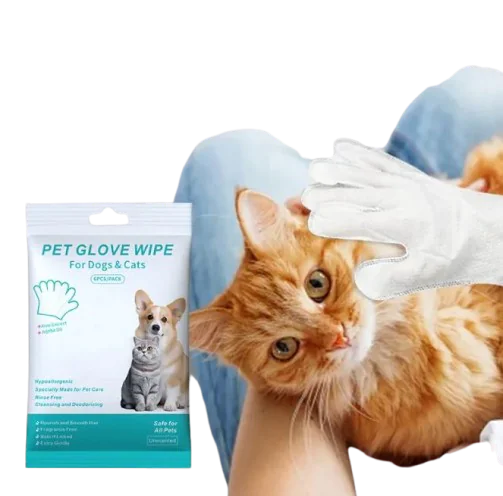 Pet Cleaning Gloves & Wipes - Get It for Your Pets