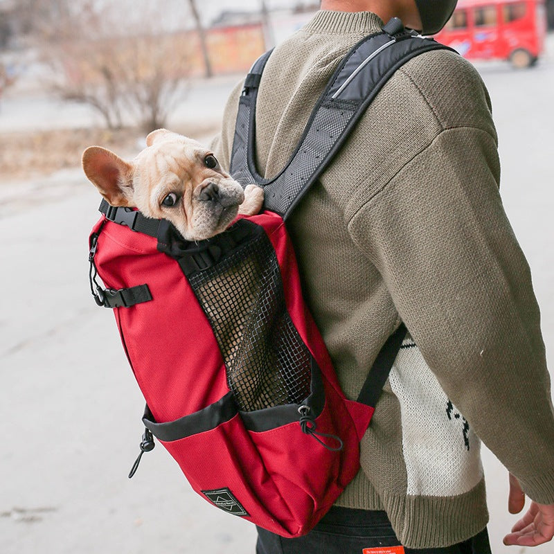 Pet Dog Carrier Bag Carrier For Dogs Backpack Out Double Shoulder Portable Travel Backpack Outdoor Dog Carrier Bag Travel - Get It for Your Pets - Pet Store