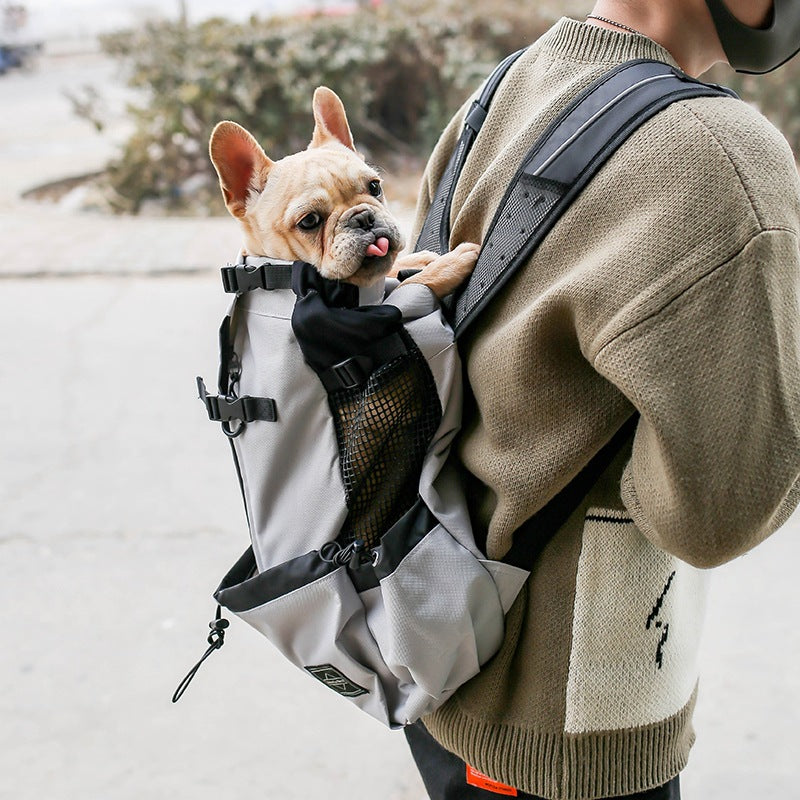 Pet Dog Carrier Bag Carrier For Dogs Backpack Out Double Shoulder Portable Travel Backpack Outdoor Dog Carrier Bag Travel - Get It for Your Pets - Pet Store