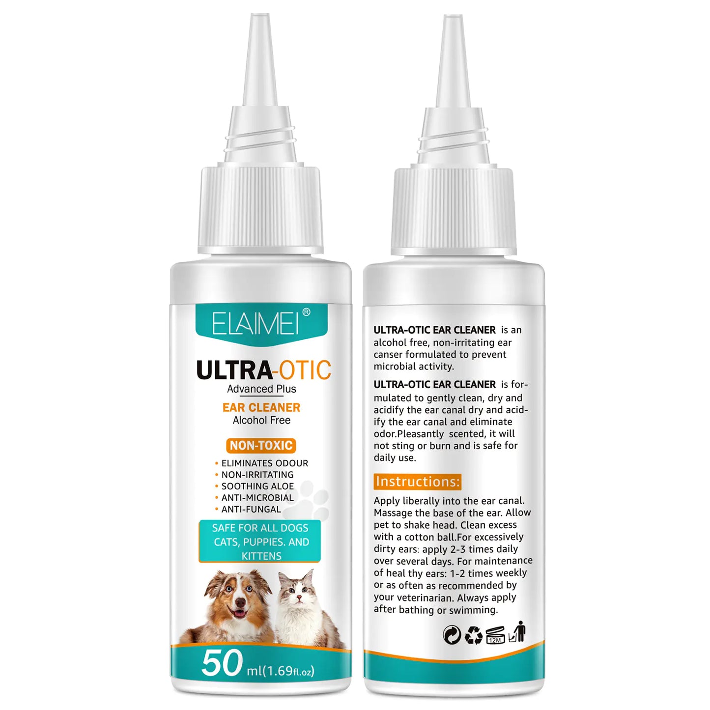 Pet Ear Cleaner 50ml - Get It for Your Pets
