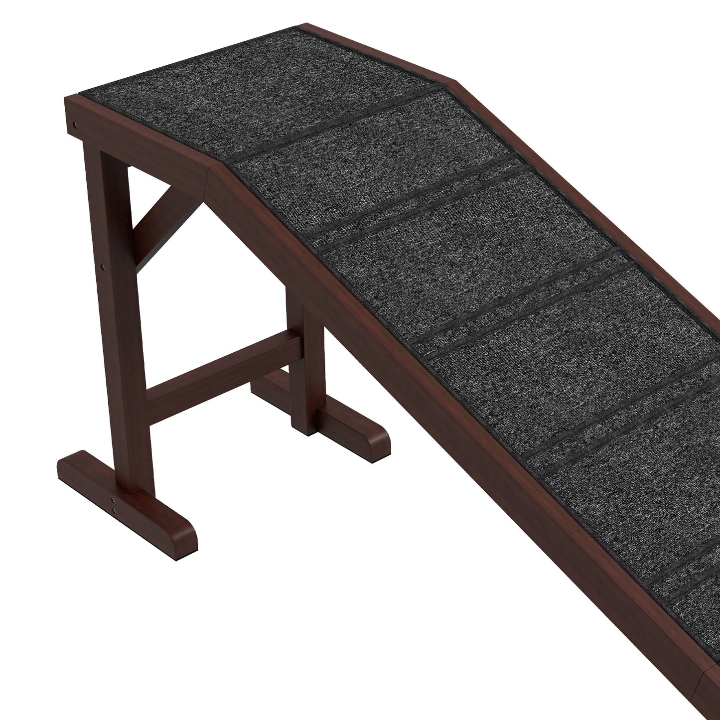 Pet Ramp For Dogs With Non-slip Carpet And Top Platform - Get It for Your Pets - Pet Store