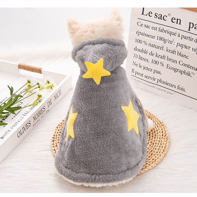 Puppy Cloak Nightgown For Autumn And Winter Plus Velvet Thickening - Get It for Your Pets - Pet Store