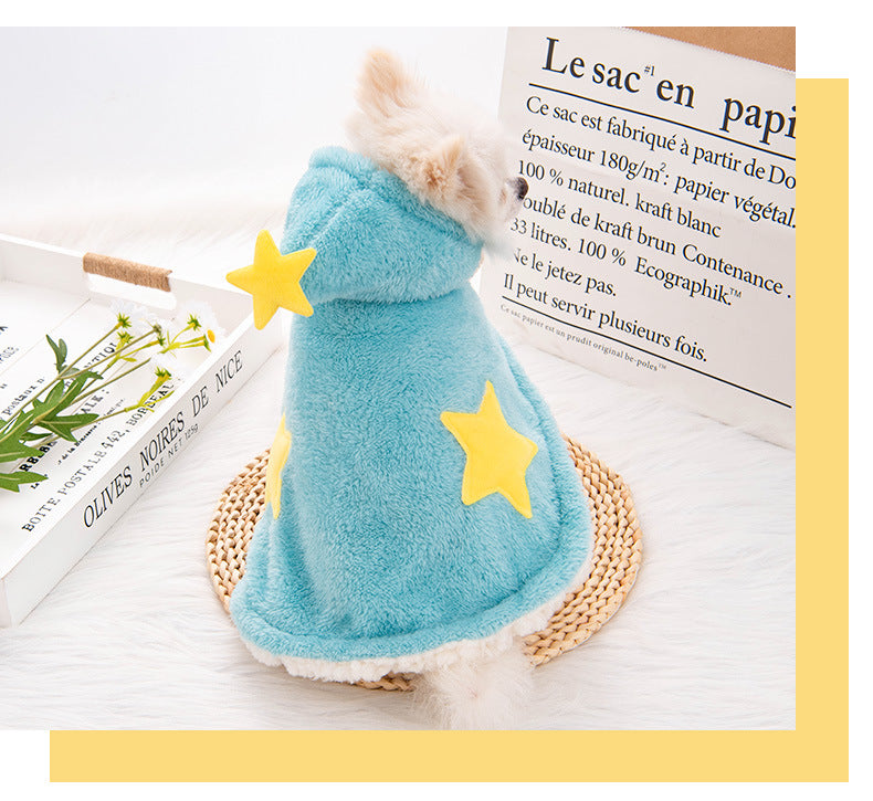 Puppy Cloak Nightgown For Autumn And Winter Plus Velvet Thickening - Get It for Your Pets - Pet Store