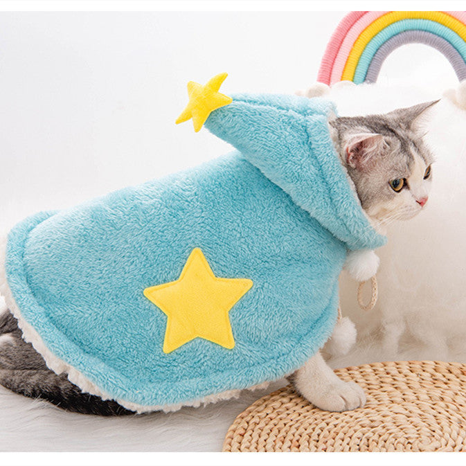 Puppy Cloak Nightgown For Autumn And Winter Plus Velvet Thickening - Get It for Your Pets - Pet Store