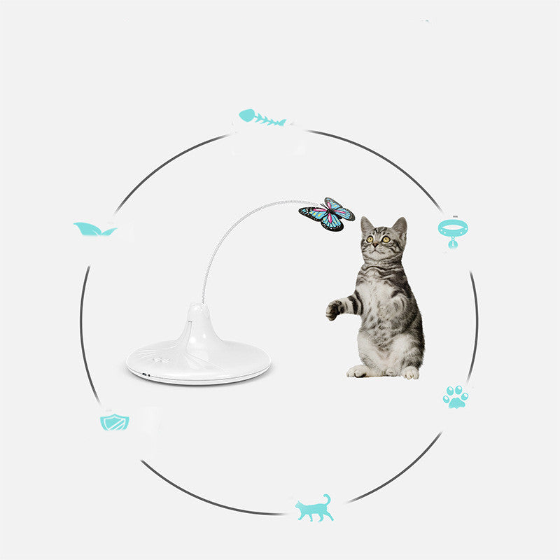 Rechargeable Automatic Rotating Cat Interactive Toy - Get It for Your Pets