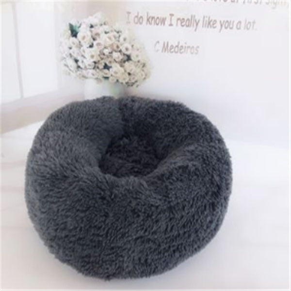 Round Long Hairy Autumn And Winter Nest Pad Cat Mattress - Get It for Your Pets - Pet Store