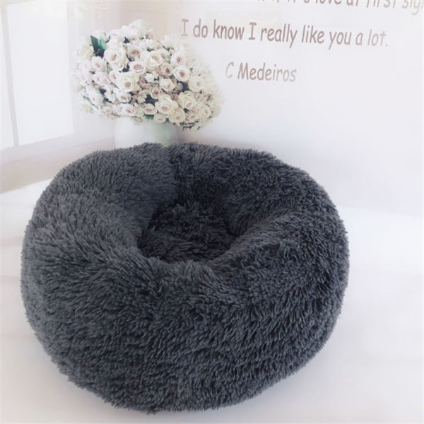 Round Long Hairy Autumn And Winter Nest Pad Cat Mattress - Get It for Your Pets - Pet Store