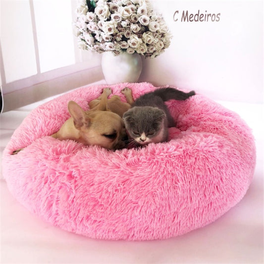 Round Long Hairy Autumn And Winter Nest Pad Cat Mattress - Get It for Your Pets - Pet Store