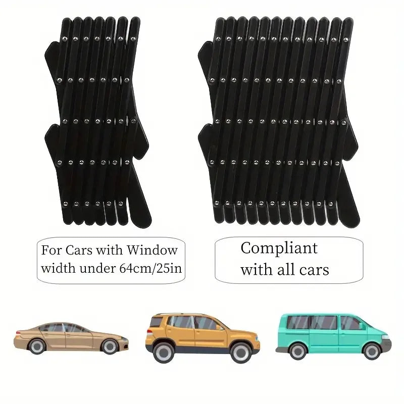 Car Window Pet Gate Pet Dog Puppy Ventilation Grill Safe Guard for Pet Travel Car Window Protection Mesh for Cars, Trucks & SUVs