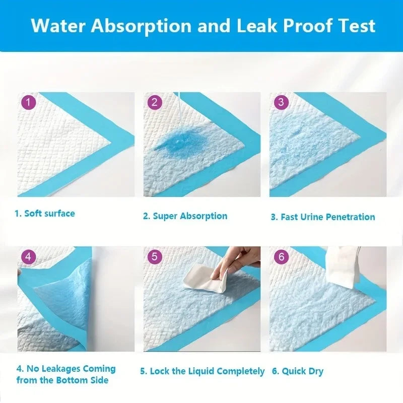 Disposable Pet Diaper Cat Puppy Pig Pet Care Pad Super Absorbent Pet Diaper Disposable Healthy Nappy Mat For Cats Quick-dry