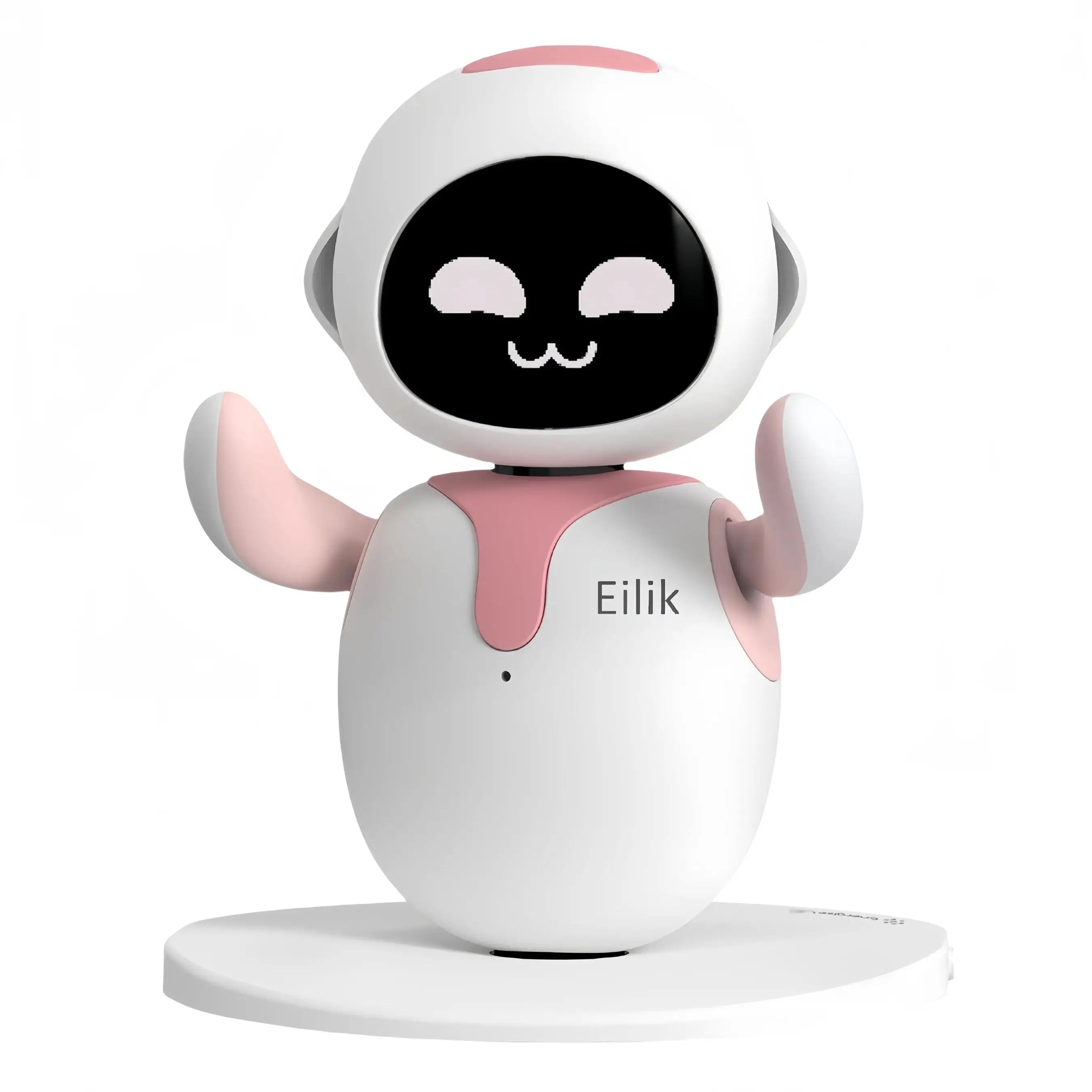 Eilik Pink Blue Silver DQ Touch Interactive Toys Cute Robot Pets with Abundant Emotions Idle Animations Mini Games Unique Gift