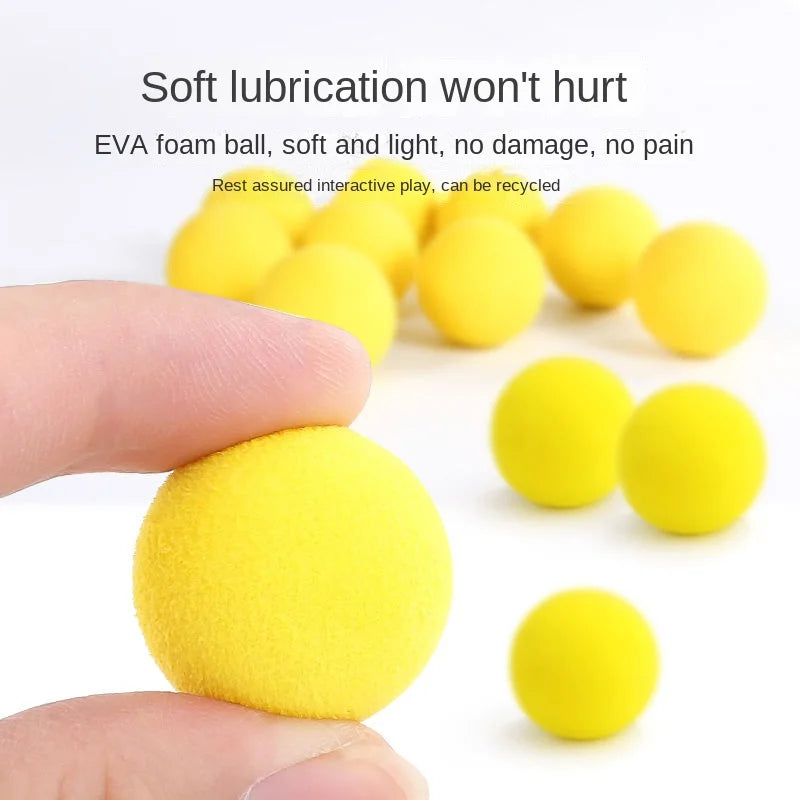 pet Toys Launch Training Interactive Shooter Gun Teaser Plush Ball Pet Creative Games Stretch Mini Pompoms Kittens Supplies