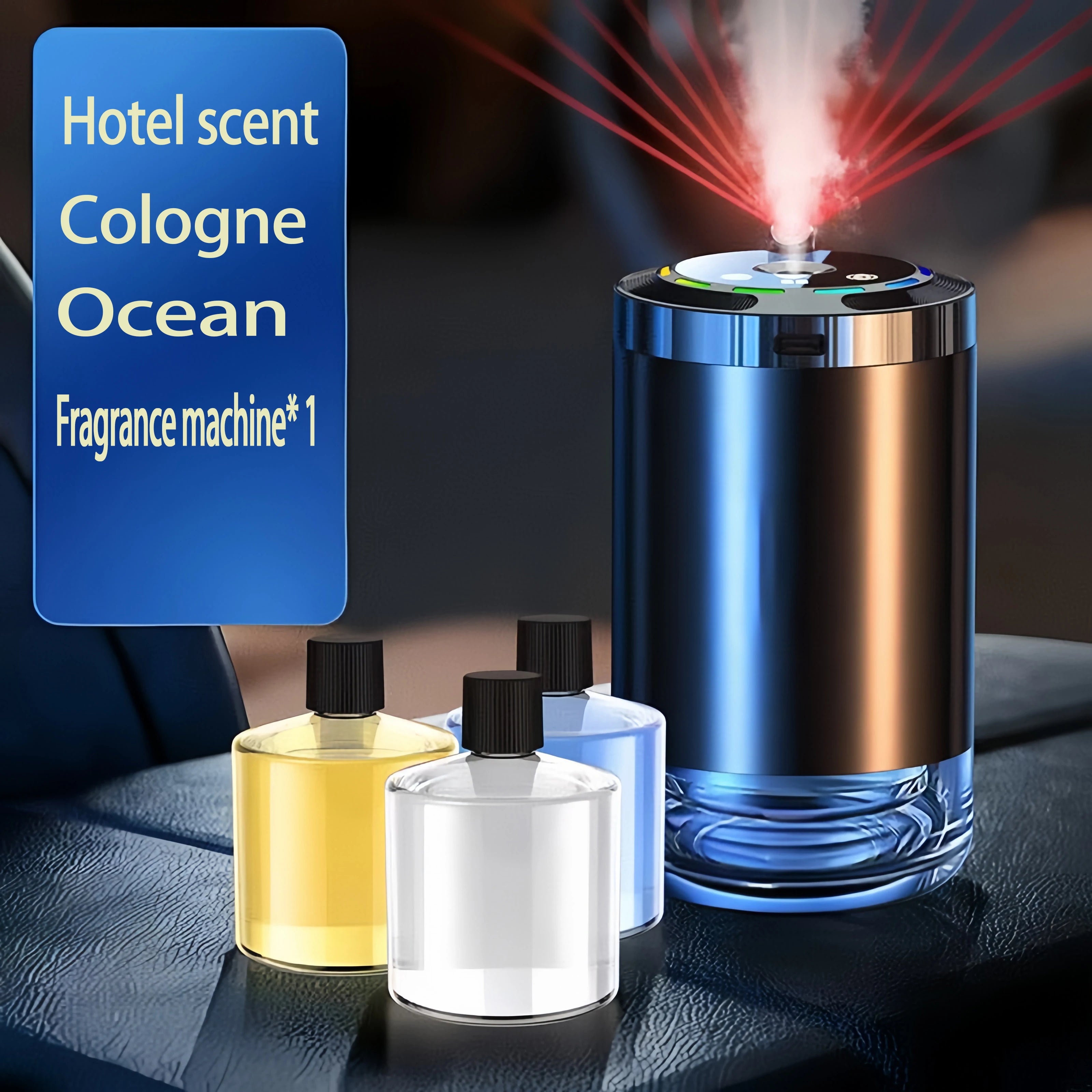 Electric Air Diffuser Car Aroma Air Vent Humidifier Mist Aromatherapy Air Freshener for Odor Removal Car Accessories