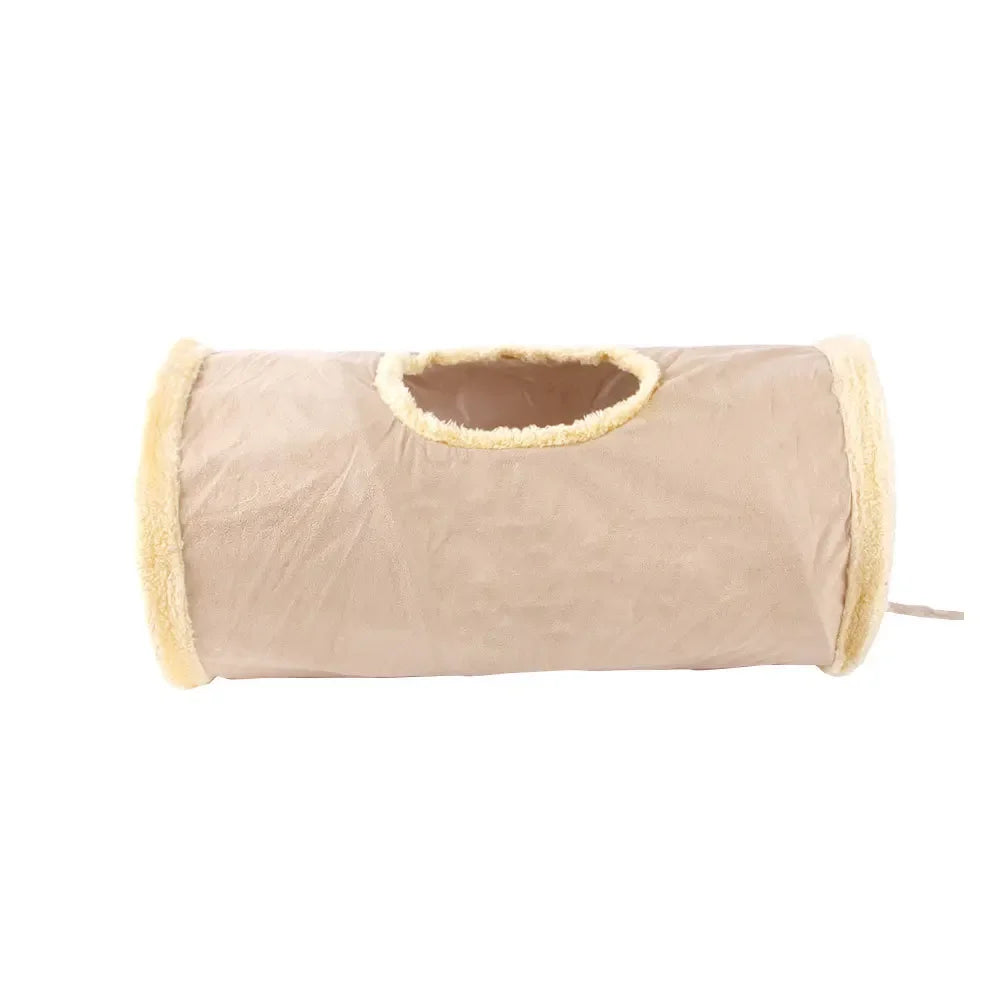 Pet Supplies Cat Tunnel Can Receive Folding Suede Cat Tunnel Cat Toy Drill Bucket. Pet Toys  Cats Toys  Pet Supplies