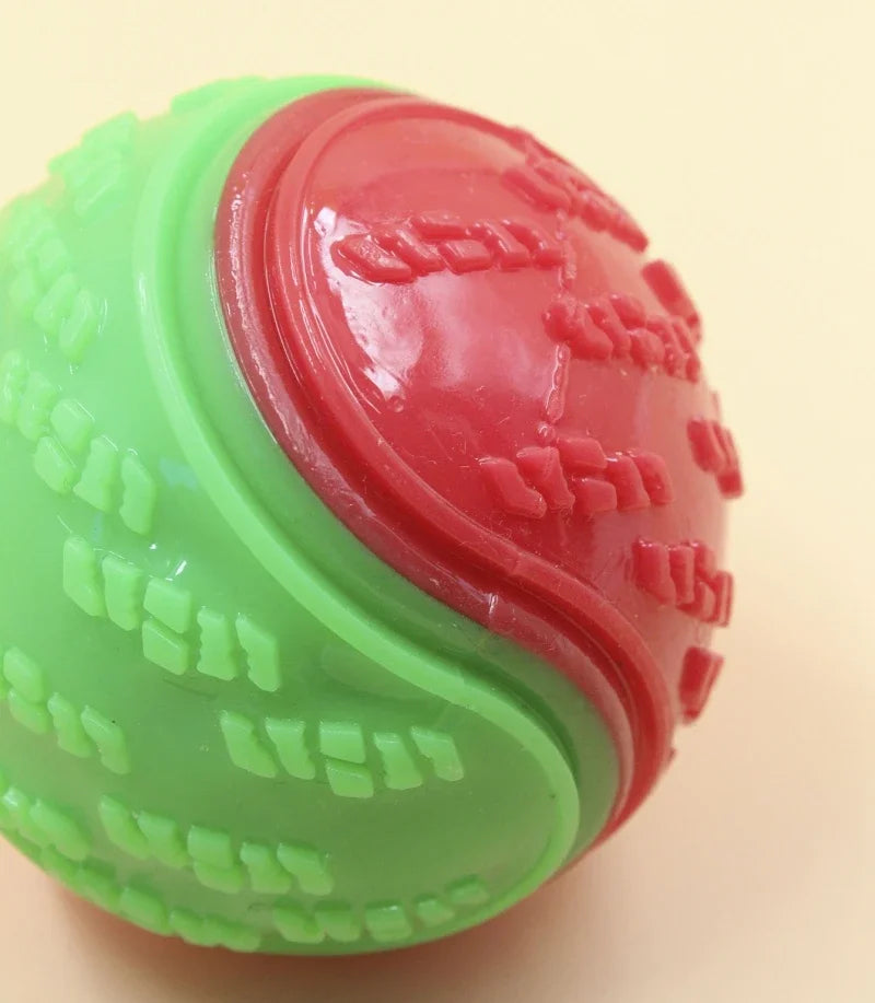 Dogs Interactive Toys Soft TPR Toys for Dog Pet Teeth Cleaning Bite Resistance Squeaky Dog Ball Toy Pet Products Accessories