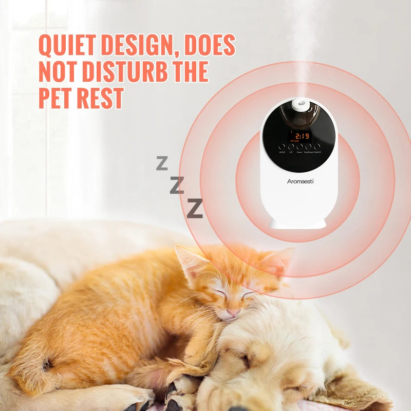 Dynamoelectric Timed Pet Sprayer Air Purifier Odor Eliminator for Pet Urine Smell Cleaning Deodorizer for Hotels Animal Shops US