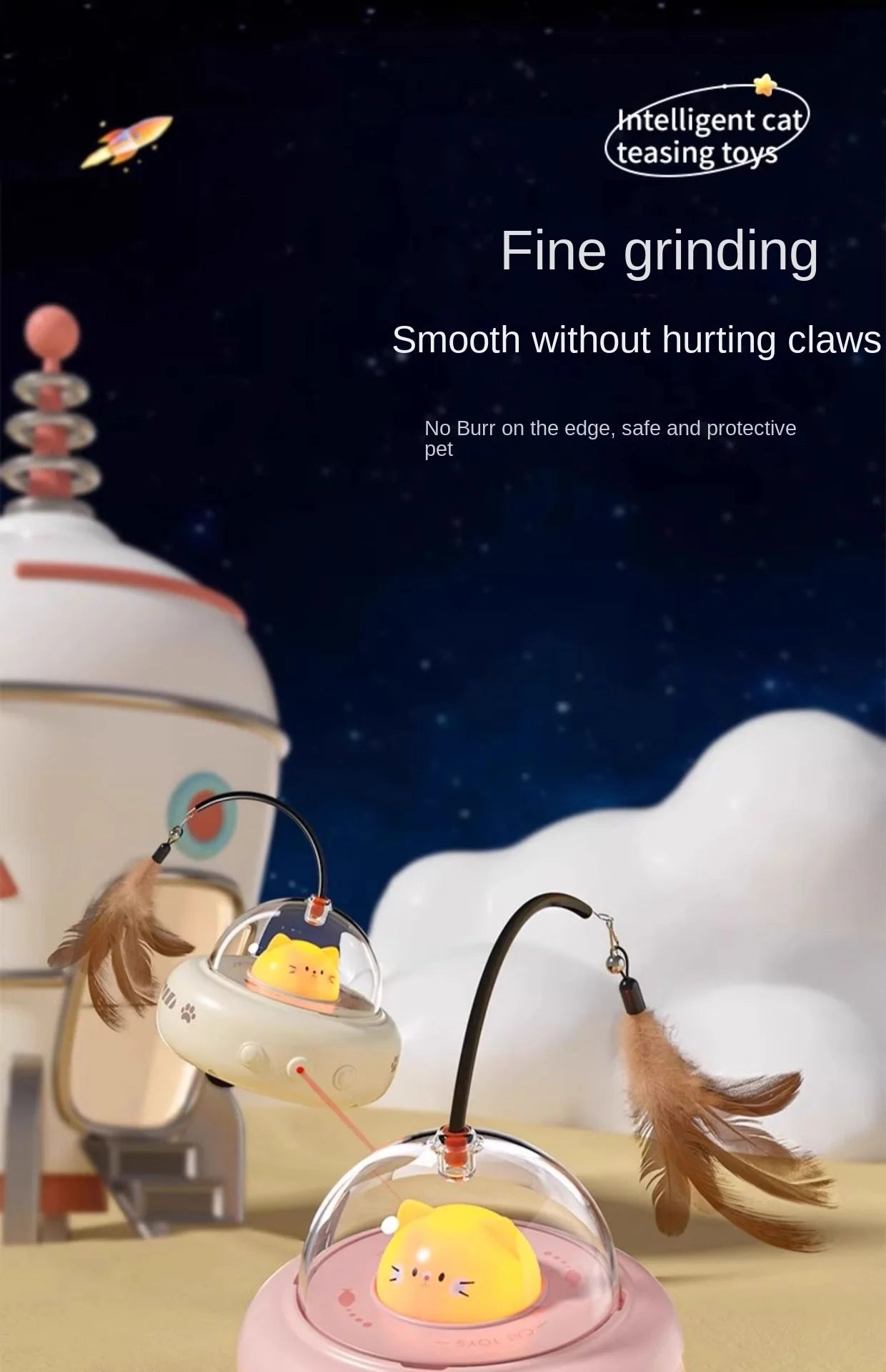 3-in-1 Automatic Intelligent Pet Teaser Toy – Interactive Cat & Dog Toy for Indoor Fun & Engagement