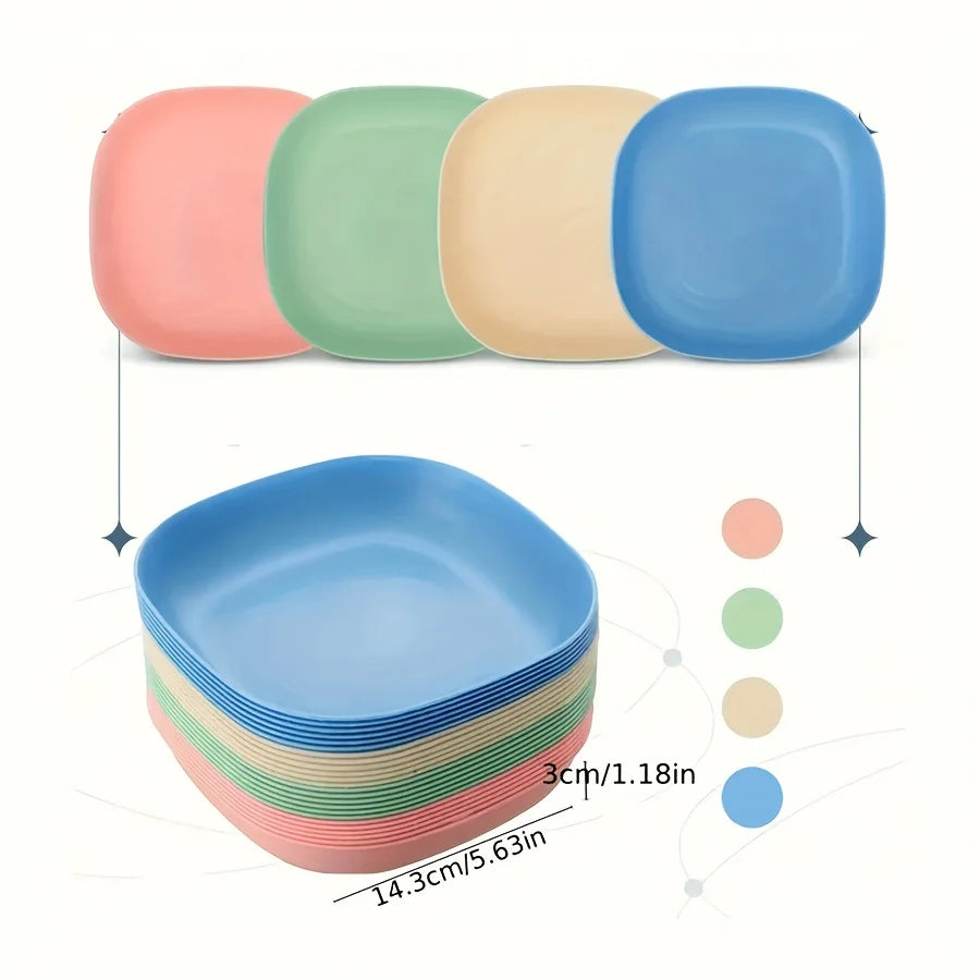 10 plastic cat bowls, anti slip shallow mouthed pet water bowls, suitable for kittens, kittens, short legged cats, ferrets