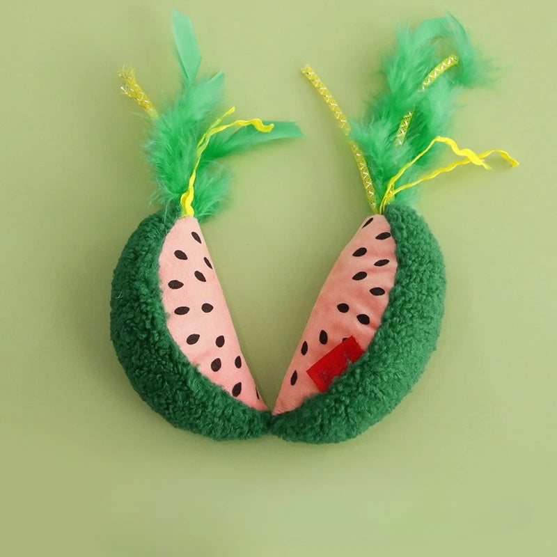 Cat Teeth Grinding Catnip Toys Funny Interactive Plush Kitten Chewing Vocal Toy Pet Teeth Cleaning Cat Catnip Toy