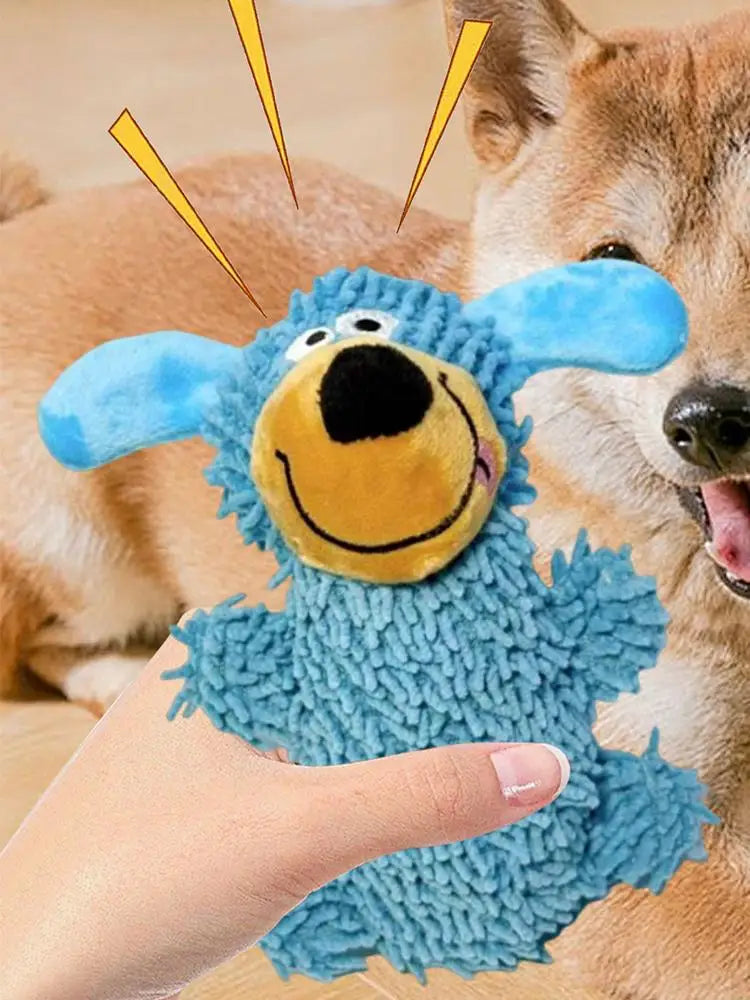 Dog Toys Chewers Cartoon Dog Plush Toys Pet Chew Games Pet Supplies Soft Doll For Small Medium Large Breed Indoor Outdoor