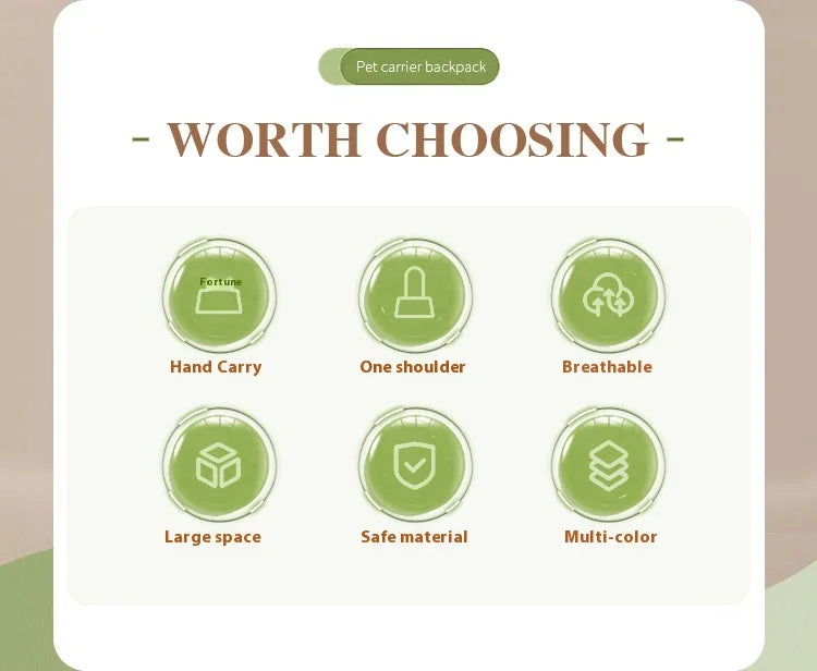 Hot High Quality Pet Bag For Outdoor Use Portable Hand-Held Backpack Nordic Style Bicycle In Car Cat Bag Dog Bag Home Goods