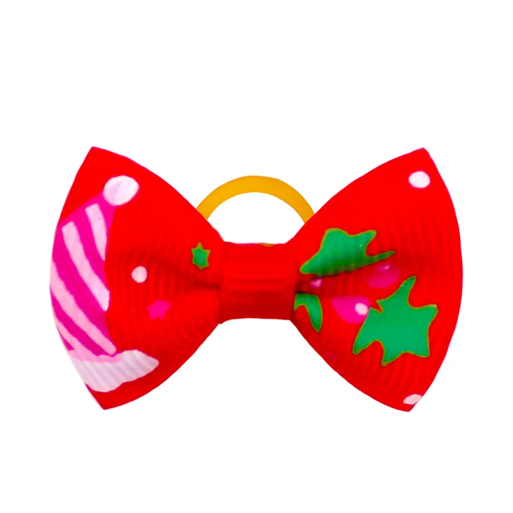 Fashion Mixcolor Pet Products Bowties Christmas Style Removable Pet Collar Accessories Dog Bows Pet Supplies Cat Dog Bowties