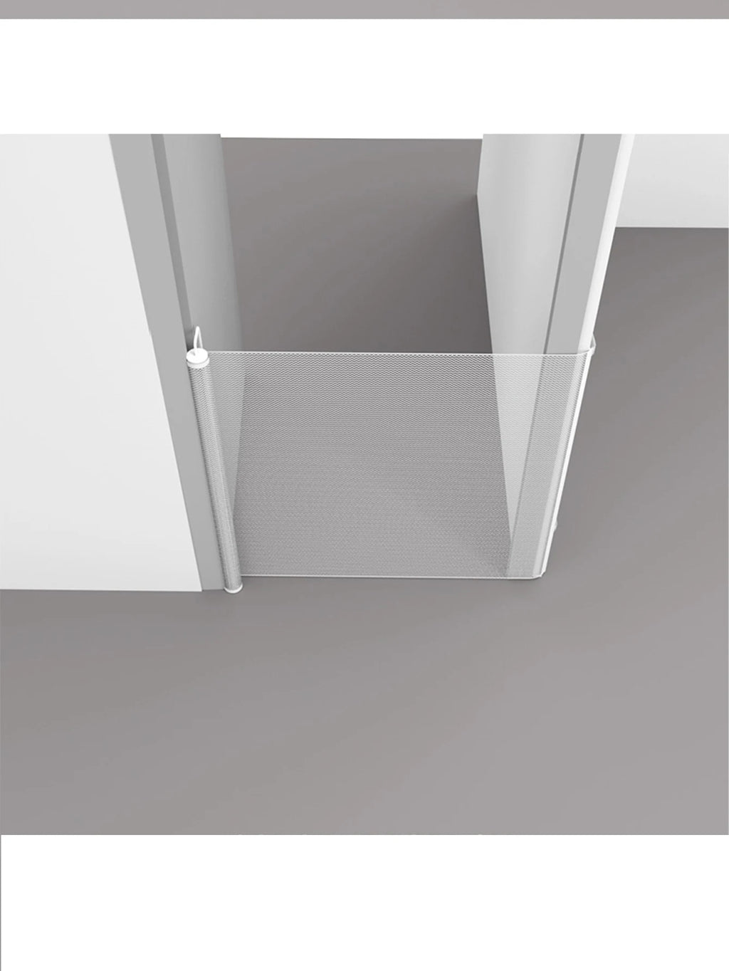 2025 Hot Retractable Pet Gate - Anti-Escape Reinforced Mesh, No-Drill Safety Barrier for Puppies/Kittens, Stairs/Hallway/Balcony