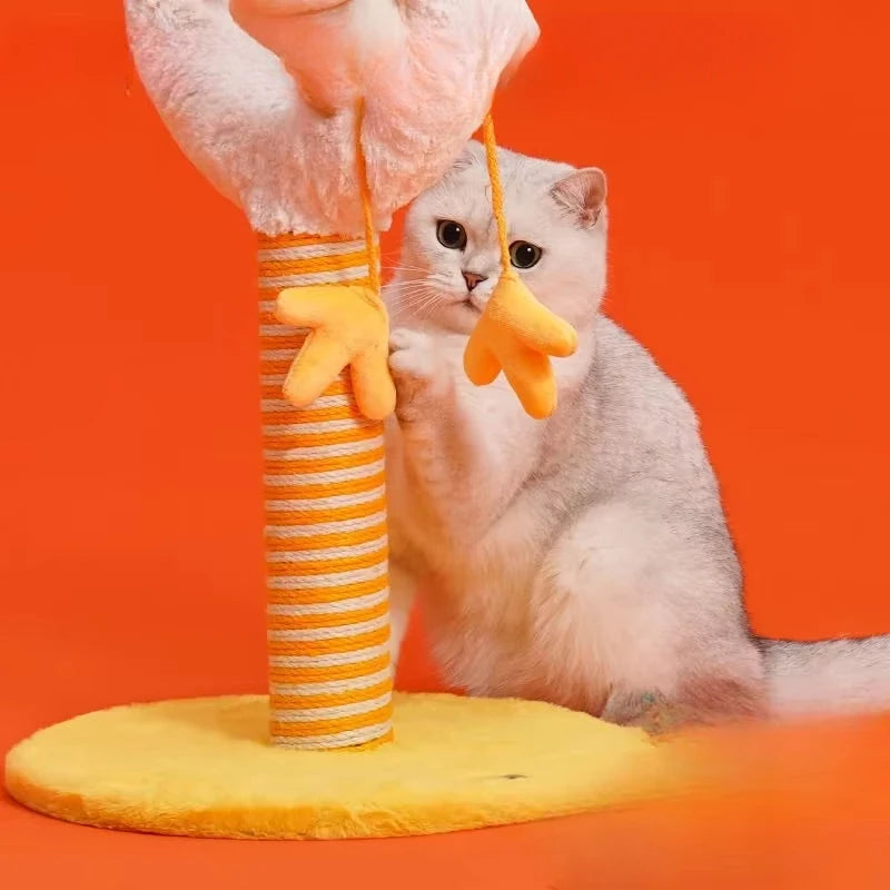 Cat Scratchers Post Climbing Frame Cat Scratching Board Wear-resistant Shabby-free Sisal Vertical Pet Products Supplies