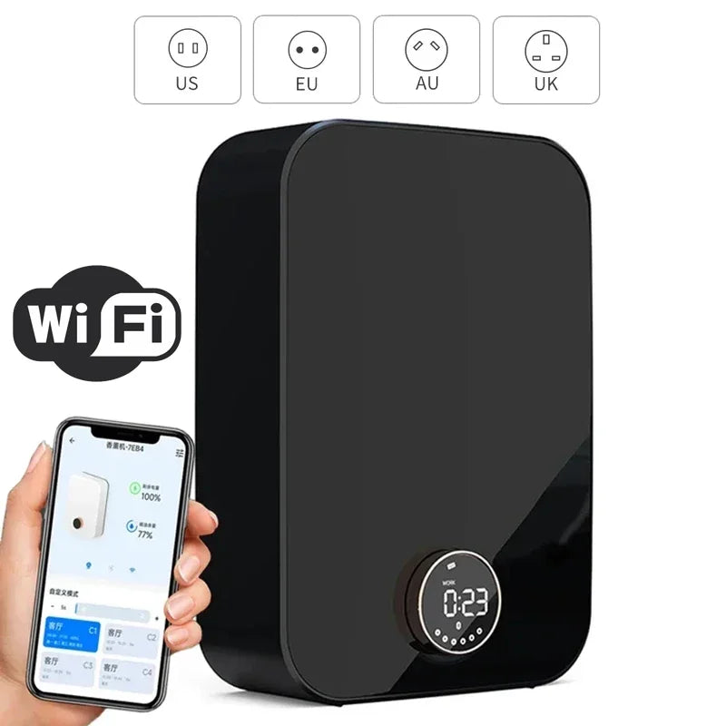 Electric Sprayer Essential Oil Diffuser Fragrance Air Freshener Scent Machine 150ML Smart Control Aroma Diffuser Home Appliance