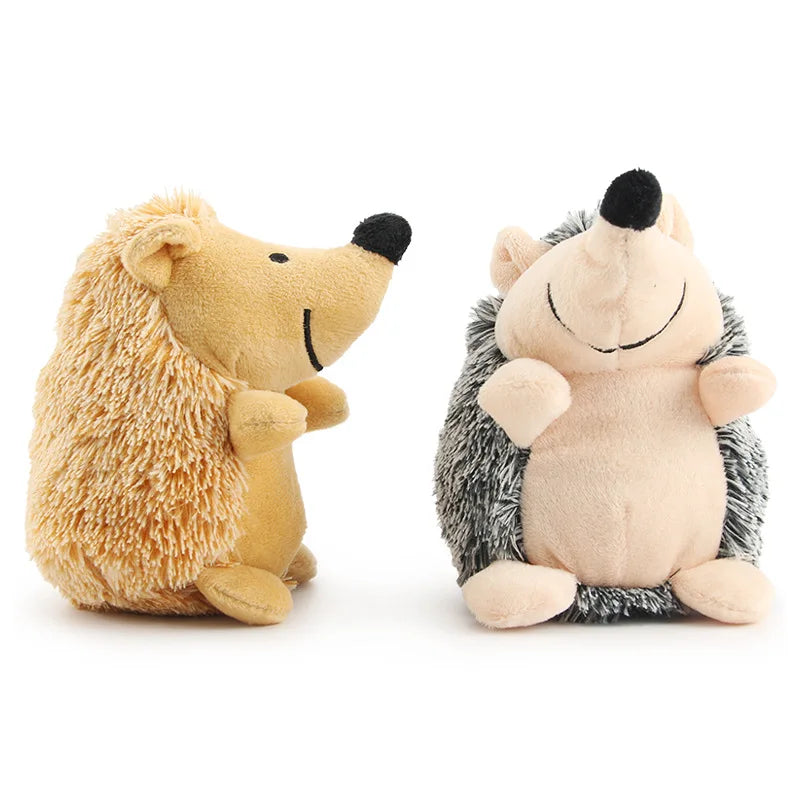 Hot-selling pet sound toys hedgehog, dog relief gnawing plush hedgehog toy products Hot-selling pet sound toys hedgehog
