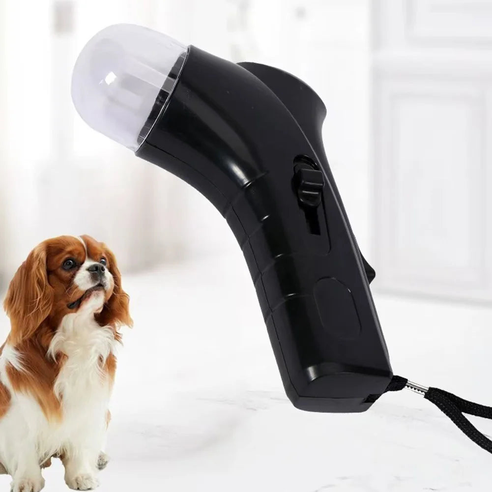 Dog Food Training Equipment Portable Interactive Treat Dispenser Launcher Gun Interactive Puppy Snack Dispenser Pet Supplies