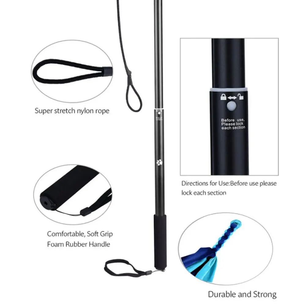 Dogs Flirt Lure Pole Stick Toys Pet Interactive Chasing Tail Teaser Wand Training Chewing Rope Cat Pet