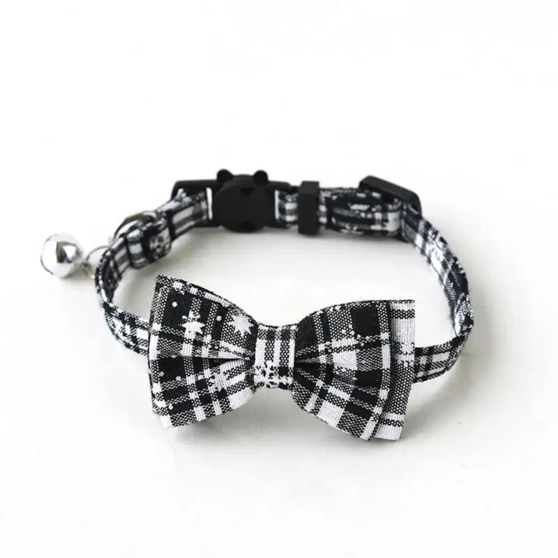 22types Pet Collars Pet Bow Bell Collars Cute Cat Collars Pet Supplies Multicolor Adjustable Pet Dressing Tool Pet Accessories