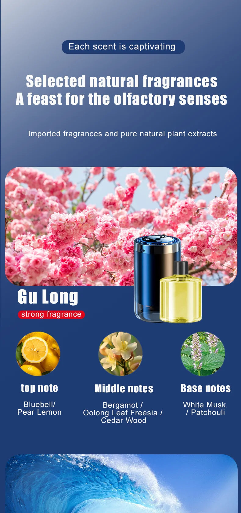 Electric Air Diffuser Car Aroma Air Vent Humidifier Mist Aromatherapy Air Freshener for Odor Removal Car Accessories