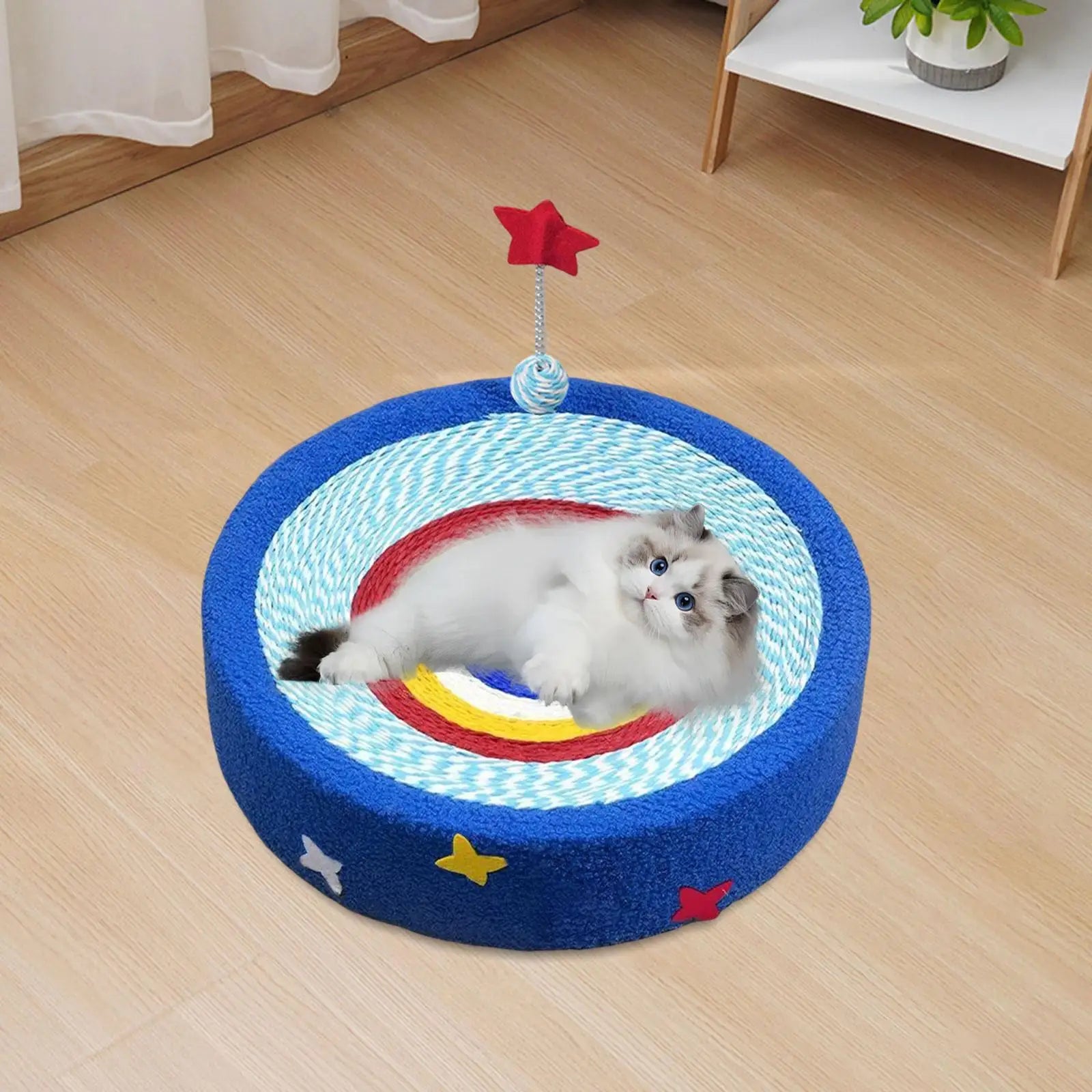 Cat Scratching Board, Furniture Protector in Starry Sky Design for House Cats
