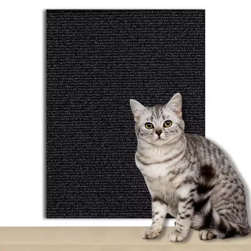 Cat Scratching Mat Trimmable Cat Carpet Cat Scratching Carpet Corner Wall Self-Adhesive Cat DIY Scratch Furniture Protector
