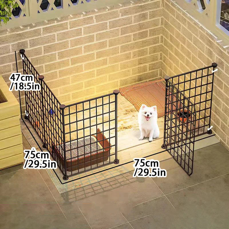 Dog Fence Type Home Indoor Pet Fence Teddy Bichon Corgi Chihuahua Small Size Dogs Gate Dog Cage