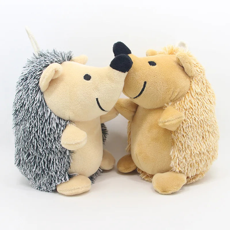 Hot-selling pet sound toys hedgehog, dog relief gnawing plush hedgehog toy products Hot-selling pet sound toys hedgehog