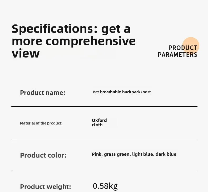 Cat bag hand-held dual shoulder two in one wear-resistant large capacity portable breathable mesh irresistible to cats