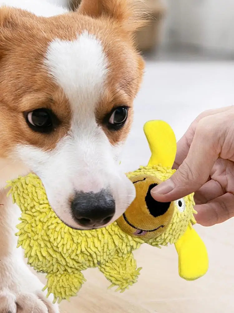 Dog Toys Chewers Cartoon Dog Plush Toys Pet Chew Games Pet Supplies Soft Doll For Small Medium Large Breed Indoor Outdoor
