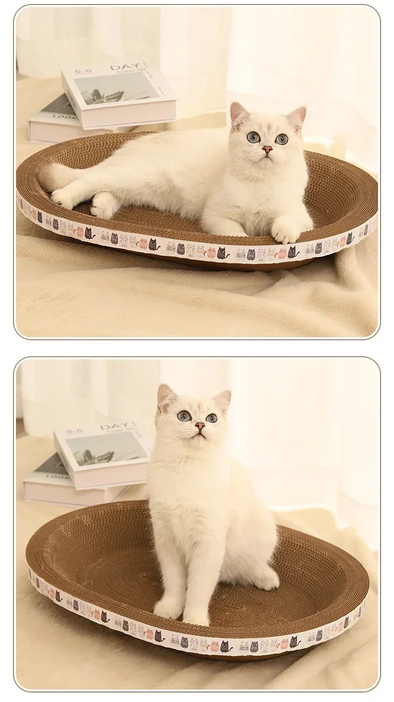 Cat Interactive Toy Rascador Para Gatos Cat Scratching Board Cat Scratcher Corrugated Cardboard Claw Grinding Cat Bed Nest