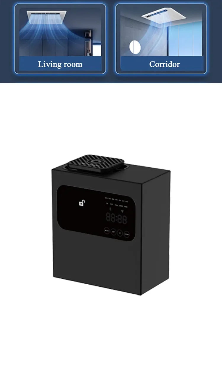 Commercial HVAC Scent Fragrance Essential Oil Machine with Smart APP Control Professional Fragrance Aroma Diffuser A600