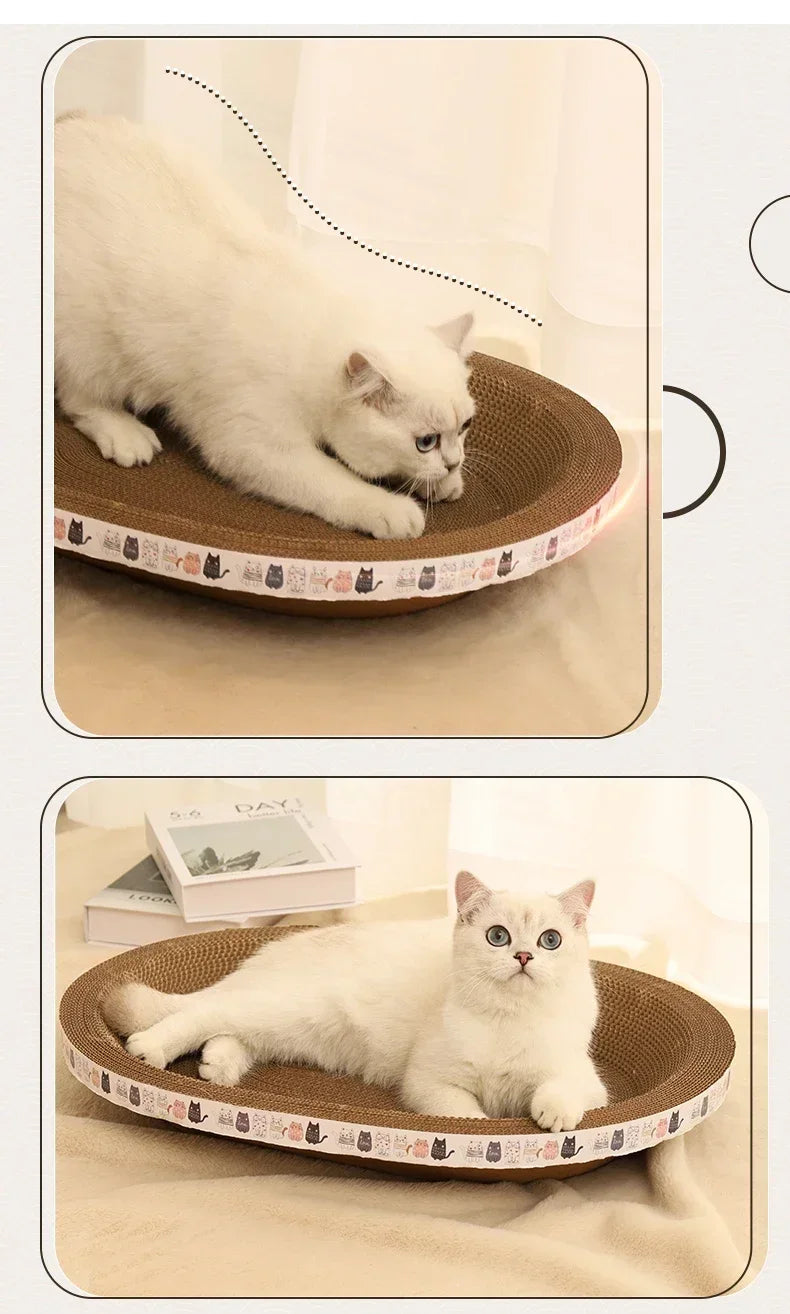 Cat Interactive Toy Rascador Para Gatos Cat Scratching Board Cat Scratcher Corrugated Cardboard Claw Grinding Cat Bed Nest