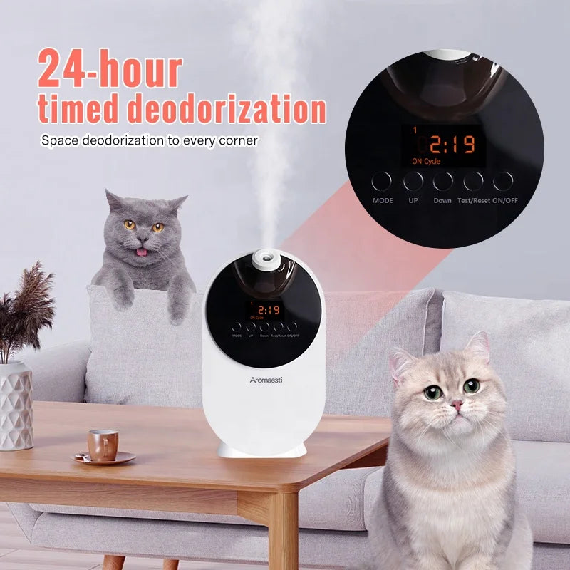 Dynamoelectric Timed Pet Sprayer Air Purifier Odor Eliminator for Pet Urine Smell Cleaning Deodorizer for Hotels Animal Shops US