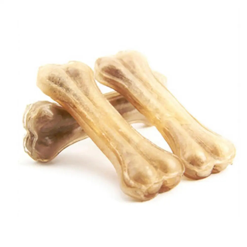 Durable Dog Chew Toys Cowhide Bones Dental Sticks Puppy Treats Supplies Cleaning Teeth Healthy Snacks for Small Medium Large Dog